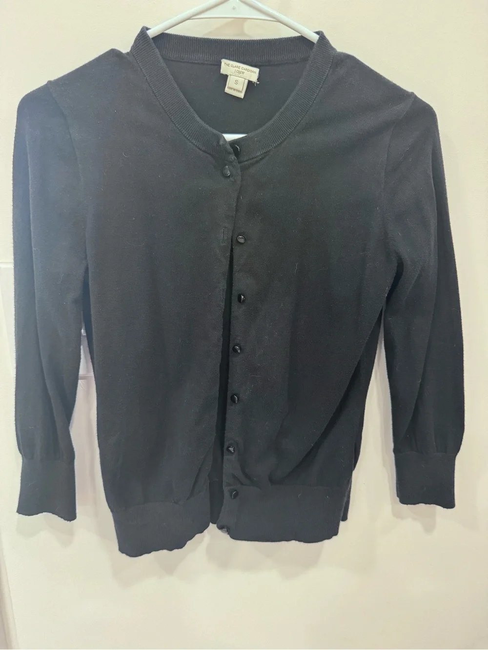 J. Crew Size S The Clare Cardigan 100% Cotton Sweater Top Women Stylish